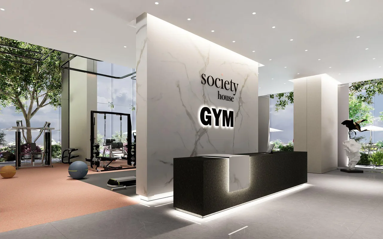 Апартаменты в комплексе Society House complex with rooftop terrace, rooftop bar and four gardens with panoramic views of ..., Дубай — 14