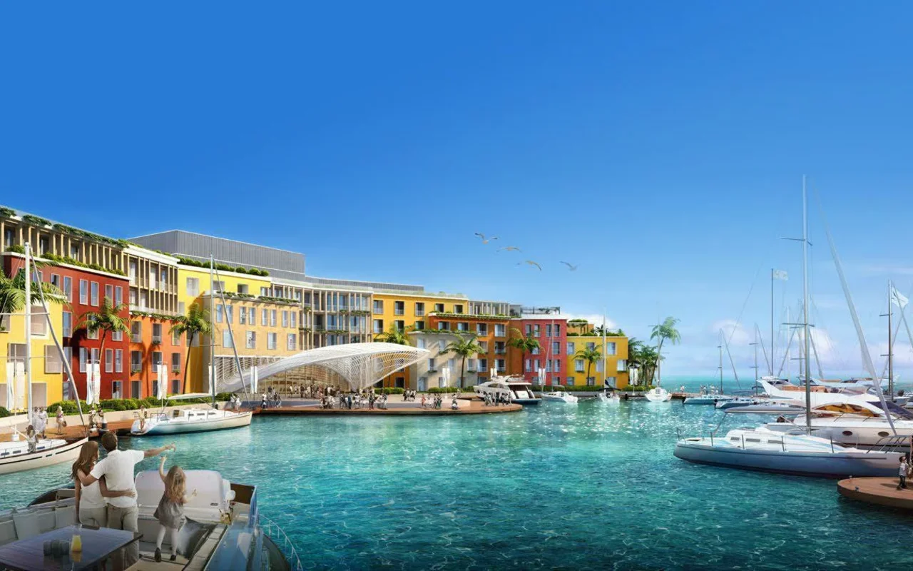 Portofino Hotel — luxury beachfront residence by Kleindienst in the area of The World Islands, Dubai