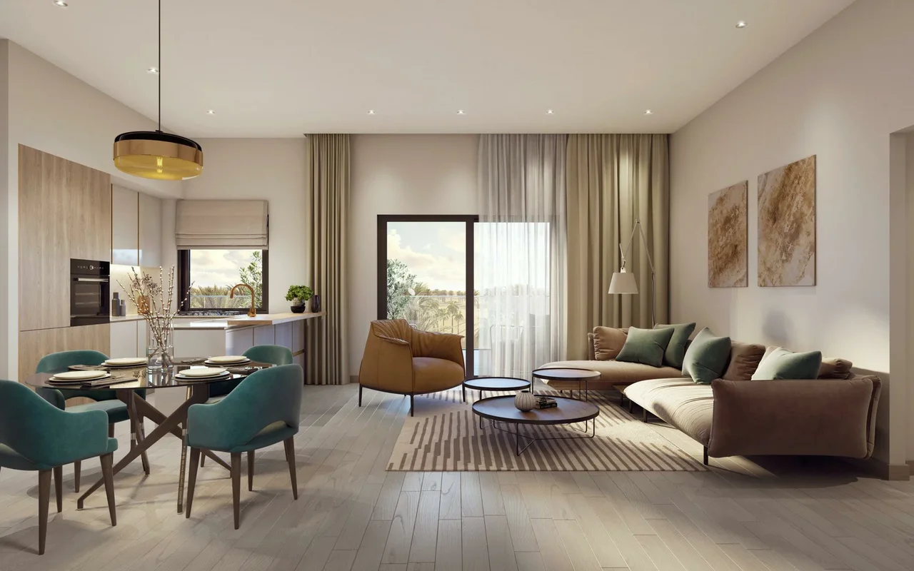 Residential complex New residence Elysee with a swimming pool and a spa, JVC, Dubai, UAE — 2