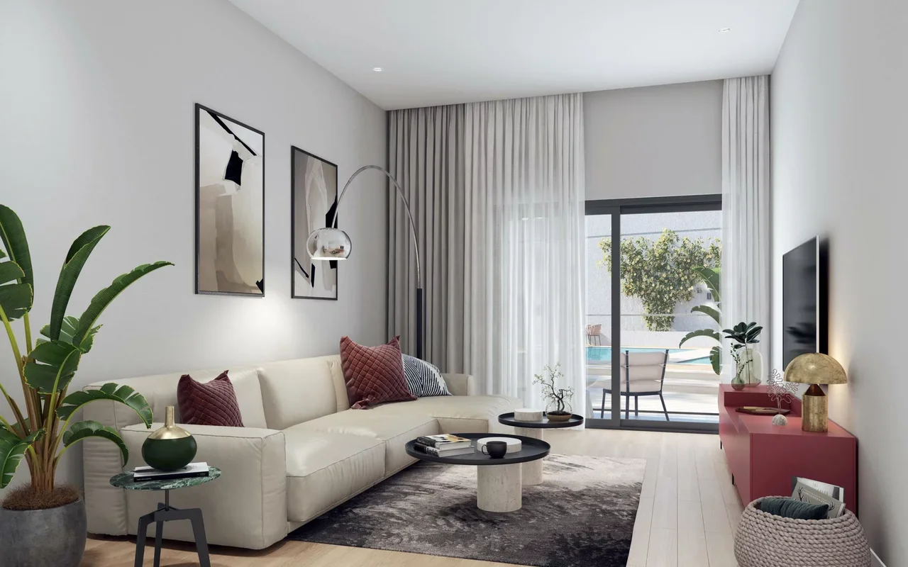 Residential complex New residence Elysee with a swimming pool and a spa, JVC, Dubai, UAE — 3